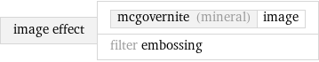 image effect | mcgovernite (mineral) | image filter embossing