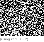  (using radius=2)