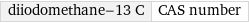 diiodomethane-13 C | CAS number