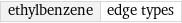 ethylbenzene | edge types