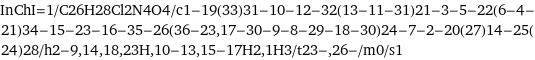 InChI=1/C26H28Cl2N4O4/c1-19(33)31-10-12-32(13-11-31)21-3-5-22(6-4-21)34-15-23-16-35-26(36-23, 17-30-9-8-29-18-30)24-7-2-20(27)14-25(24)28/h2-9, 14, 18, 23H, 10-13, 15-17H2, 1H3/t23-, 26-/m0/s1