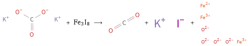  + Fe3I8 ⟶ + + 