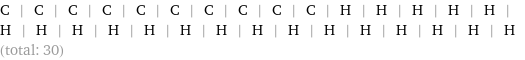 C | C | C | C | C | C | C | C | C | C | H | H | H | H | H | H | H | H | H | H | H | H | H | H | H | H | H | H | H | H (total: 30)