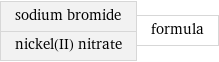 sodium bromide nickel(II) nitrate | formula