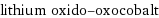 lithium oxido-oxocobalt