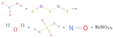  + ⟶ + + + Bi(NO3)3