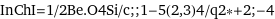 InChI=1/2Be.O4Si/c;;1-5(2, 3)4/q2*+2;-4