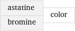 astatine bromine | color