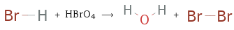  + HBrO4 ⟶ + 