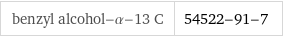 benzyl alcohol-α-13 C | 54522-91-7