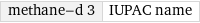 methane-d 3 | IUPAC name