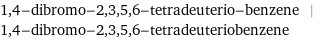 1, 4-dibromo-2, 3, 5, 6-tetradeuterio-benzene | 1, 4-dibromo-2, 3, 5, 6-tetradeuteriobenzene
