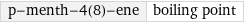 p-menth-4(8)-ene | boiling point