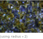  (using radius=2)