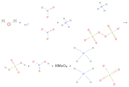  + + ⟶ + + HMnO4 + 