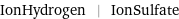 IonHydrogen | IonSulfate