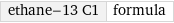 ethane-13 C1 | formula