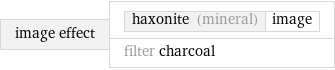 image effect | haxonite (mineral) | image filter charcoal