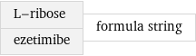 L-ribose ezetimibe | formula string