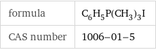 formula | C_6H_5P(CH_3)_3I CAS number | 1006-01-5