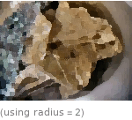  (using radius=2)