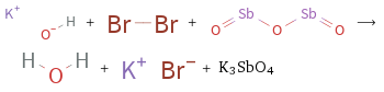  + + ⟶ + + K3SbO4