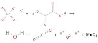  + ⟶ + + + MnO3