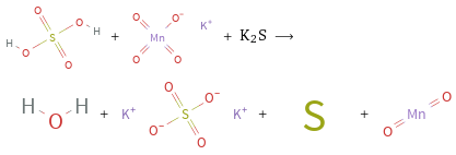  + + K2S ⟶ + + + 