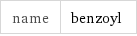 name | benzoyl