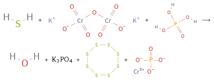  + + ⟶ + K3PO4 + + 