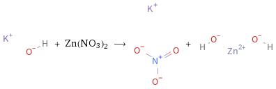  + Zn(NO3)2 ⟶ + 