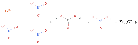  + ⟶ + Fe2(CO3)3