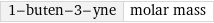 1-buten-3-yne | molar mass