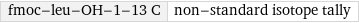 fmoc-leu-OH-1-13 C | non-standard isotope tally