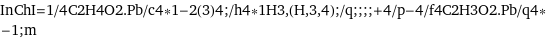 InChI=1/4C2H4O2.Pb/c4*1-2(3)4;/h4*1H3, (H, 3, 4);/q;;;;+4/p-4/f4C2H3O2.Pb/q4*-1;m