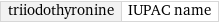 triiodothyronine | IUPAC name