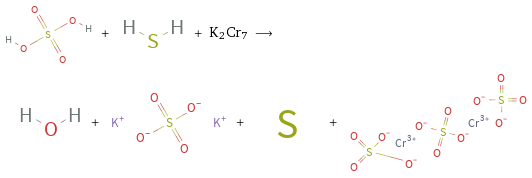  + + K2Cr7 ⟶ + + + 