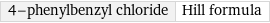 4-phenylbenzyl chloride | Hill formula