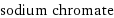 sodium chromate