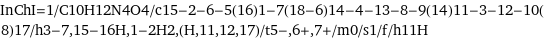 InChI=1/C10H12N4O4/c15-2-6-5(16)1-7(18-6)14-4-13-8-9(14)11-3-12-10(8)17/h3-7, 15-16H, 1-2H2, (H, 11, 12, 17)/t5-, 6+, 7+/m0/s1/f/h11H