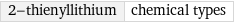 2-thienyllithium | chemical types