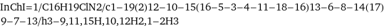 InChI=1/C16H19ClN2/c1-19(2)12-10-15(16-5-3-4-11-18-16)13-6-8-14(17)9-7-13/h3-9, 11, 15H, 10, 12H2, 1-2H3