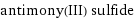 antimony(III) sulfide