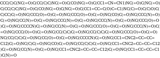 CCC(C)C(NC(=O)C(CC(C)C)NC(=O)C(CO)NC(=O)C(CC1=CN=CN1)NC(=O)C(NC(=O)C(CC(C)C)NC(=O)C(CO)NC(=O)C(NC(=O)C(CC1=CC=C(O)C=C1)NC(C)=O)C(C)O)C(C)CC)C(=O)NC(CCC(O)=O)C(=O)NC(CCC(O)=O)C(=O)NC(CO)C(=O)NC(CCC(N)=O)C(=O)NC(CC(N)=O)C(=O)NC(CCC(N)=O)C(=O)NC(CCC(N)=O)C(=O)NC(CCC(O)=O)C(=O)NC(CCCCN)C(=O)NC(CC(N)=O)C(=O)NC(CCC(O)=O)C(=O)NC(CCC(N)=O)C(=O)NC(CCC(O)=O)C(=O)NC(CC(C)C)C(=O)NC(CC(C)C)C(=O)NC(CCC(O)=O)C(=O)NC(CC(C)C)C(=O)NC(CC(O)=O)C(=O)NC(CCCCN)C(=O)NC(CC1=CNC2=CC=CC=C12)C(=O)NC(C)C(=O)NC(CO)C(=O)NC(CC(C)C)C(=O)NC(CC1=CNC2=CC=CC=C12)C(=O)NC(CC(N)=O)C(=O)NC(CC1=CNC2=CC=CC=C12)C(=O)NC(CC1=CC=CC=C1)C(N)=O