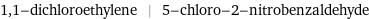 1, 1-dichloroethylene | 5-chloro-2-nitrobenzaldehyde