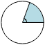 Visual representation for 7 π/18 radians