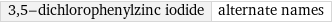 3, 5-dichlorophenylzinc iodide | alternate names