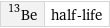 Be-13 | half-life