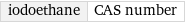 iodoethane | CAS number