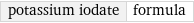 potassium iodate | formula